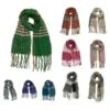 Écharpe En Laine Mélangée à Carreaux Et Franges Coloris MIX -Accessoires De Mode product 11671435hd