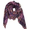 Écharpe Mauve En Motif Carreaux Multicolores -Accessoires De Mode product 11671738hd