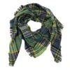 Écharpe Vert En Motif Carreaux Multicolores -Accessoires De Mode product 11671739hd
