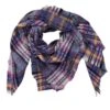 Écharpe Violet En Motif Carreaux Multicolores -Accessoires De Mode product 11671743hd