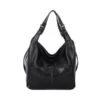 Sac Hobo Noir Avec Poche Frontale Et 2 Anses Réglables -Accessoires De Mode product 11672139hd