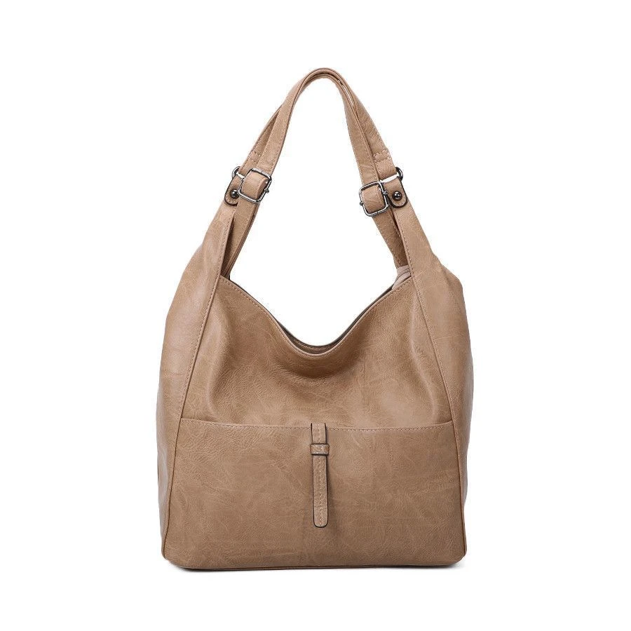 Sac Hobo Sable Avec Poche Frontale Et 2 Anses Réglables 3 Sac Hobo Sable Avec Poche Frontale Et 2 Anses Réglables