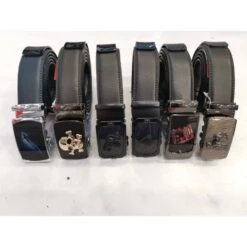 Ceinture Boucle Automatique Avec Motif En Cuir De Qualité