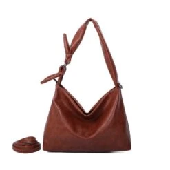 Sac En Simili Cuir Souple Avec Une Poignée Stylée Camel