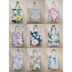 Tote Bags Motif Sur Le Thème Nature Avec Fleurs MIX De 60