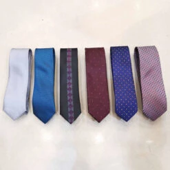 Cravate Tissée En Polyester Et Soie Avec Imprimé Coloris MIX