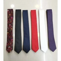 Cravate En Mélange Soie Et Polyester Imprimé Coloris MIX