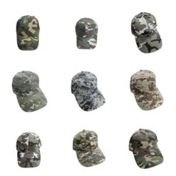 Casquette Baseball En Toile Imprimée Armée Camouflage
