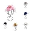 Chapeau Bibi De Cérémonie Décoré D’une Fleur Et Voilette -Accessoires De Mode product 11697523hd