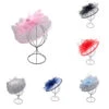 Bibi De Cérémonie Design à Fleur Et Belles Plumes Coloris MIX -Accessoires De Mode product 11697559hd