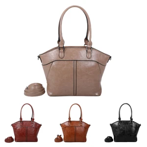 Sac Fourre Tout Avec Poignée Simili Cuir De Grande Capacité 3 Sac Fourre Tout Avec Poignée Simili Cuir De Grande Capacité