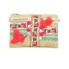 Pochette Bohème à Broderie Et Pompons Avec Coquillages
