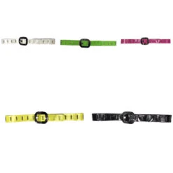 Ceinture Fine Faux Cuir Avec Un Motif Troué Coloris MIX