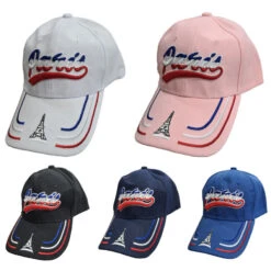 Casquette Tricolore Au Motif De PARIS Avec La Tour Eiffel