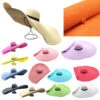 Chapeau De Soleil Floppy En Paille De Papier Avec Ruban -Accessoires De Mode product 11718488hd