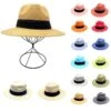 Chapeau Panama Tressage En Paille Avec Un Ruban Uni 2 Chapeau Panama Tressage En Paille Avec Un Ruban Uni -Accessoires De Mode product 11718492hd