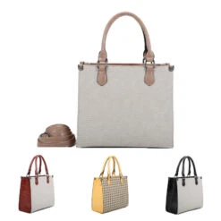 Sac Porté Main Conçu En Cuir PU équipé De Deux Poignées