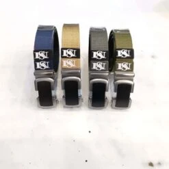 Ceinture Boucle Automatique Métal à Sangle Nylon Nervuré