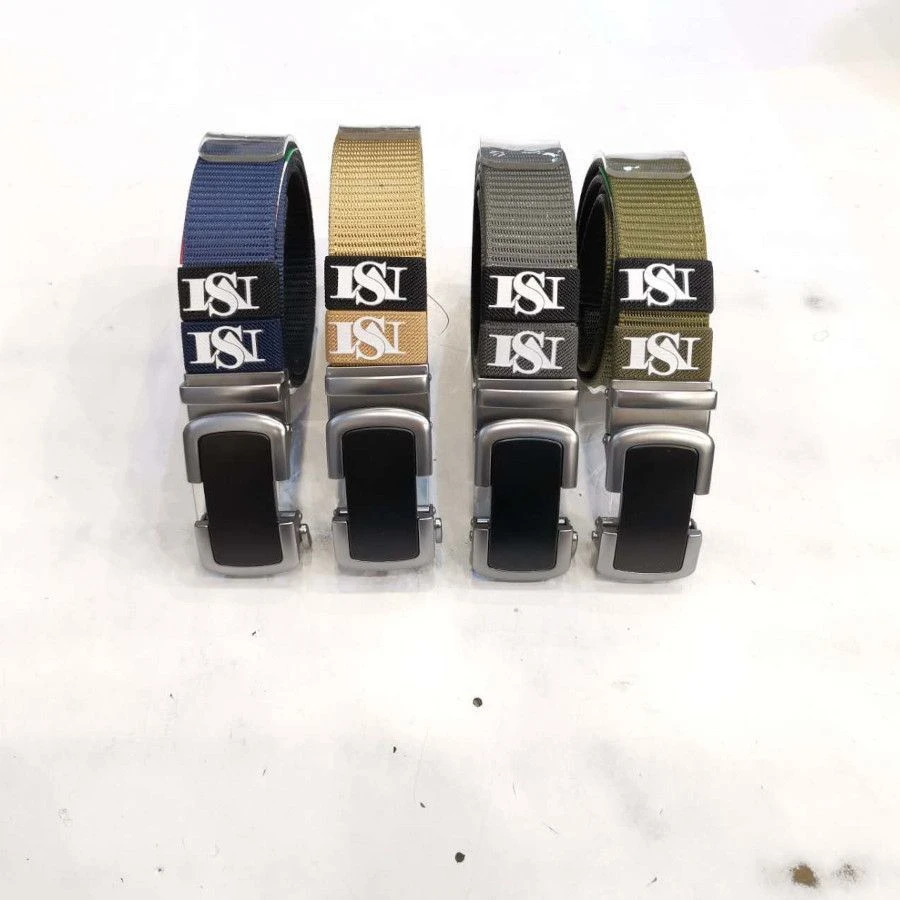 Ceinture Boucle Automatique Métal à Sangle Nylon Nervuré 3 Ceinture Boucle Automatique Métal à Sangle Nylon Nervuré