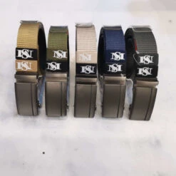 Ceinture En Tissu Réversible Avec Boucle Automatique