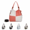 Sac Cabas En Toile Avec Motif Color Block Carré Sur L'avant -Accessoires De Mode product 11727605b