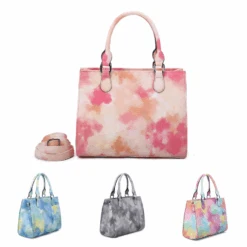 Sac Cabas à Deux Anses Porté Main Avec Un Imprimé Tie And Dye -Accessoires De Mode product 11727606hd