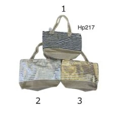 Sac De Plage Style Marinière Avec Des Rayures Brillantes