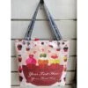 Sac De Plage "I Love Beach" Avec Motif Cupcake Très Coloré -Accessoires De Mode product 11731278hd