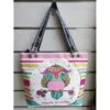 Sac De Plage "I Love Beach" Design En Hibou Multicolore