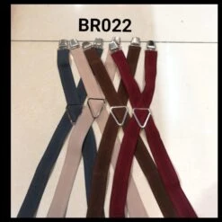 Bretelles Classiques Forme X En Bande Stretch Teinte Unie