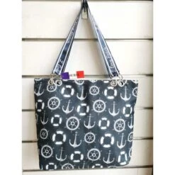 Sac De Plage Avec Imprimé Sur Le Thème Nautique