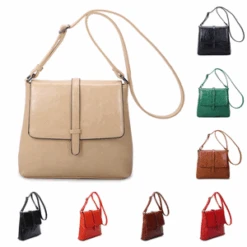 Sac Bandoulière Zippé Avec Rabat à Bouton Magnétique