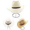 Chapeau De Cowboy Avec Un Ruban Décoratif -Accessoires De Mode product 11740907b