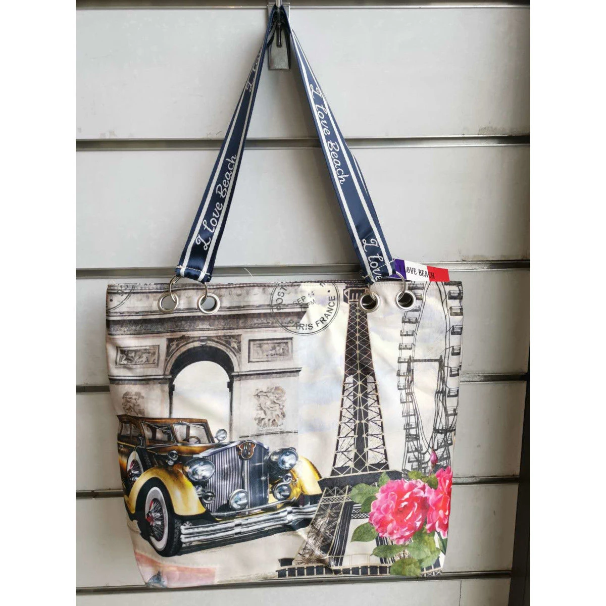 Sac Cabas De Plage Dans Le Thème De Paris 3 Sac Cabas De Plage Dans Le Thème De Paris