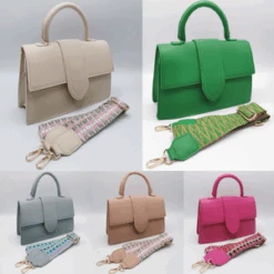 Sac à Main Avec Une Poignée Supérieure Et Rabat Aimanté