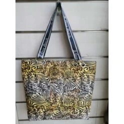 Cabas Fourre-tout De Plage Avec Imprimé Léopard Zébré