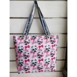 Sac Cabas De Plage Avec Un Imprimé J'aime Mon Yorkie