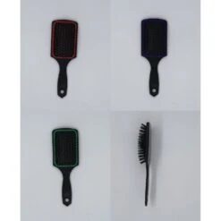 Brosse Cheveux Base Carrée Constitué Picots En Plastique