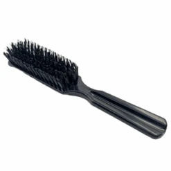 Brosse à Cheveux Noir Avec Des Poils En Plastique Doux