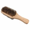 Brosse à Cheveux Design Double Face Et Manche En Bois
