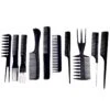 Ensemble De 10 Peignes De Coiffure Professionnels -Accessoires De Mode product 11749584hd