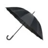 Parapluie Droit à 16 Baleines Avec Poignée Courbée Noir -Accessoires De Mode product 11752368hd