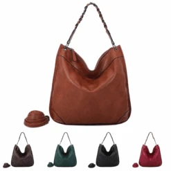 Sac Cabas Porté épaule Doté D'une Sangle Finement Tressée -Accessoires De Mode product 11753684hd