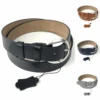 Ceinture En Cuir Dotée D'une Boucle Ardillon à 2 Passants -Accessoires De Mode product 11755129b
