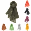 Écharpe Laine Et Cachemire Avec Des Bords Frangés -Accessoires De Mode product 11756521b