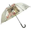 Parapluie Canne Transparent 8 Baleines Motif Monuments De Paris -Accessoires De Mode product 11757345hd