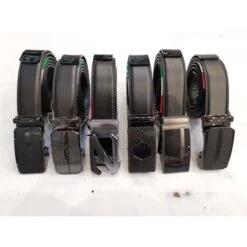 Ceinture En Croûte De Cuir Avec Boucle Automatique