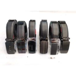 Ceinture Automatique Avec Sangle En Croûte De Cuir Sans Trous