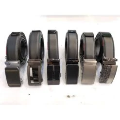 Ceinture Boucle Automatique Conçue En Croûte De Cuir De Vachette