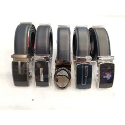 Ceinture En Croûte De Cuir De Vachette Avec Boucle Automatique